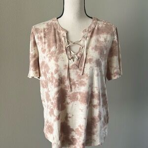 Tie dyed Natural colors T-shirt